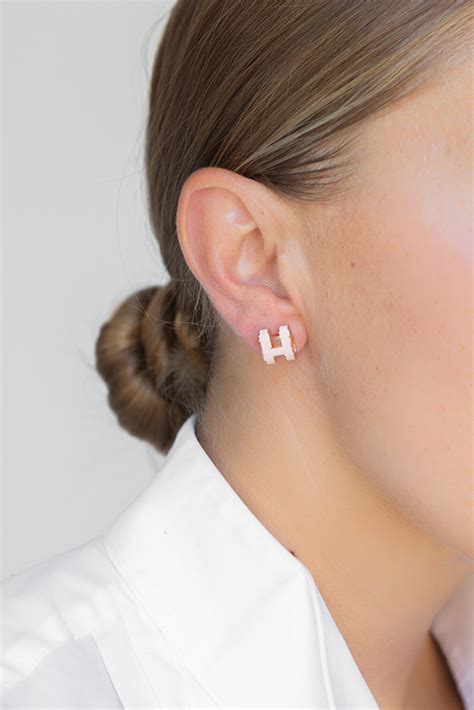 hermes pop h earrings.